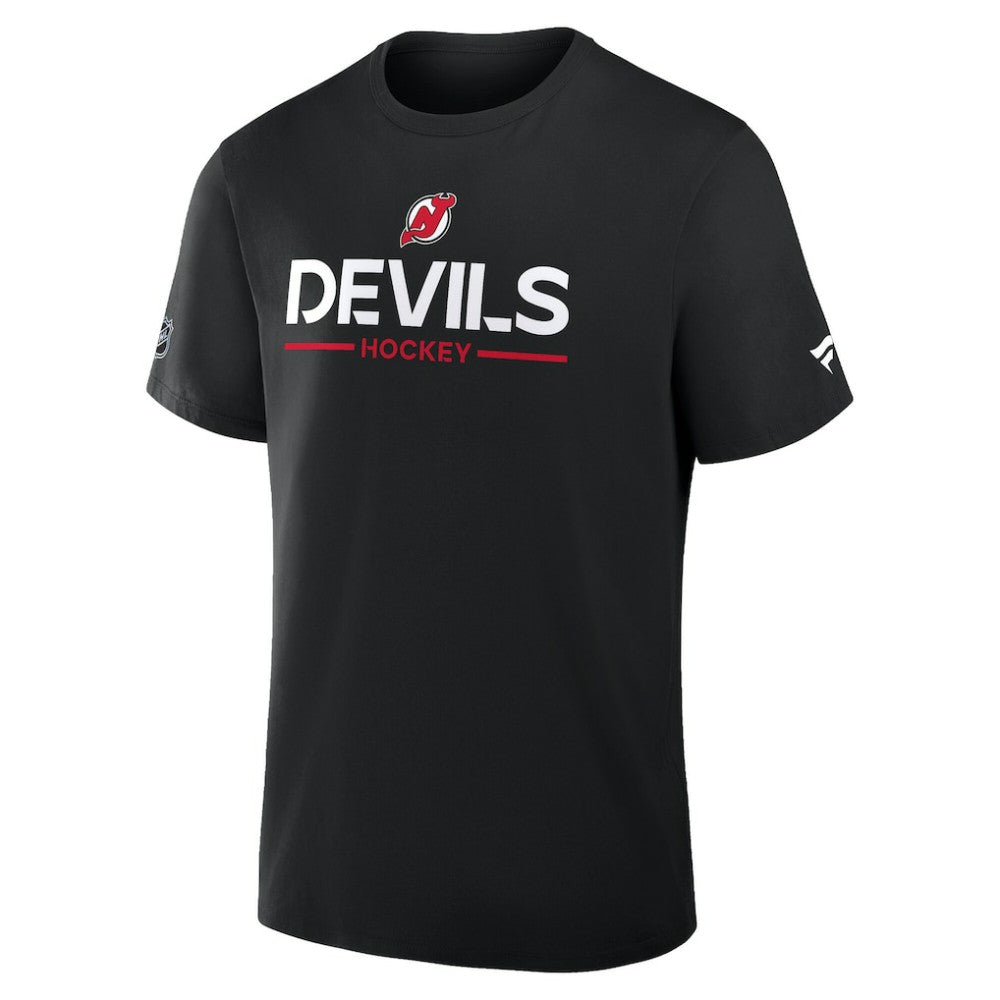 NHL New Jersey Devils Fanatics Authentic Pro Primary T-Shirt - Black