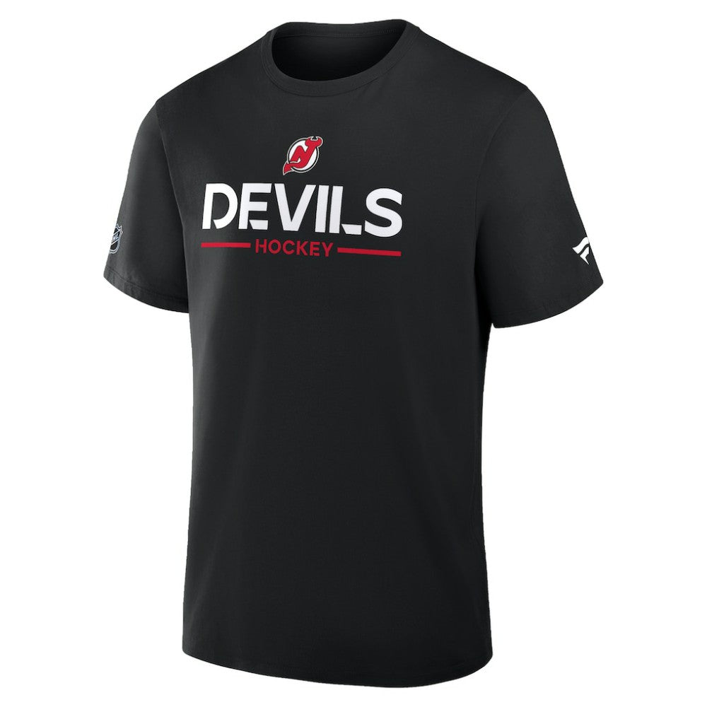 NHL New Jersey Devils Fanatics Authentic Pro Primary T-Shirt - Black