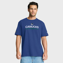 NHL Vancouver Canucks Fanatics Authentic Pro Primary T-Shirt - Blue