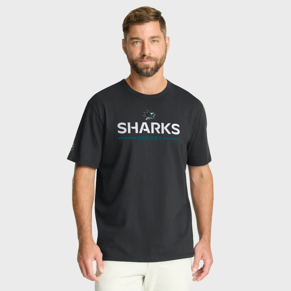 NHL San Jose Sharks Fanatics Authentic Pro Primary T-Shirt - Black