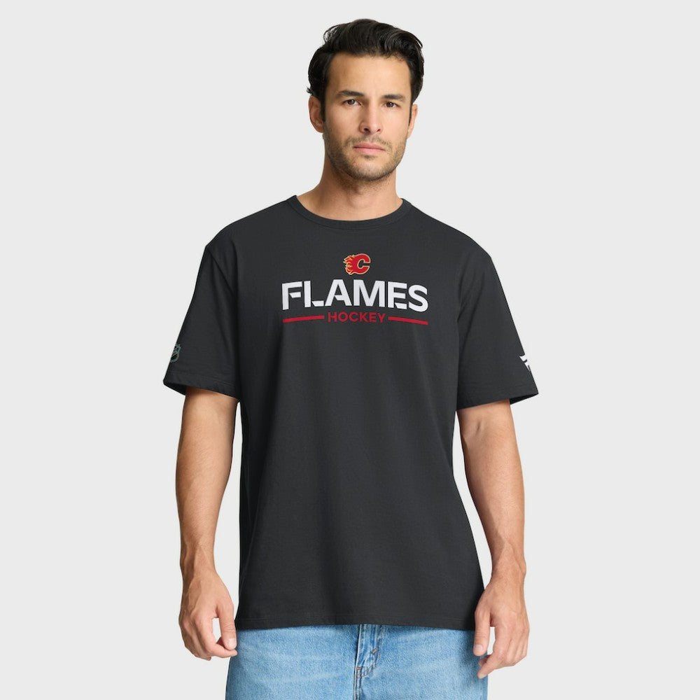 NHL Calgary Flames Fanatics Authentic Pro Primary T-Shirt - Black