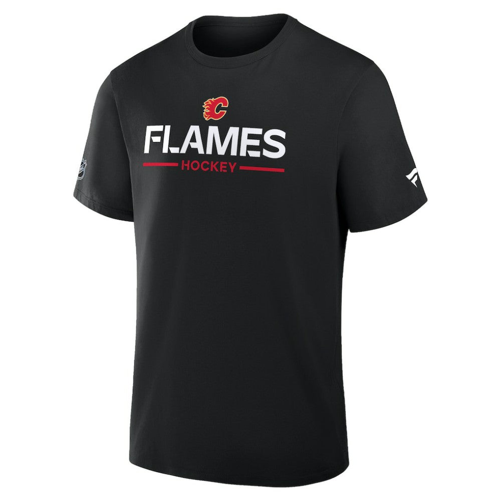 NHL Calgary Flames Fanatics Authentic Pro Primary T-Shirt - Black
