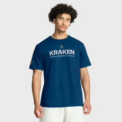 NHL Seattle Kraken Fanatics Authentic Pro Primary T-Shirt - Deep Sea Blue