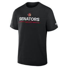 NHL Ottawa Senators Fanatics Authentic Pro Primary T-Shirt - Black