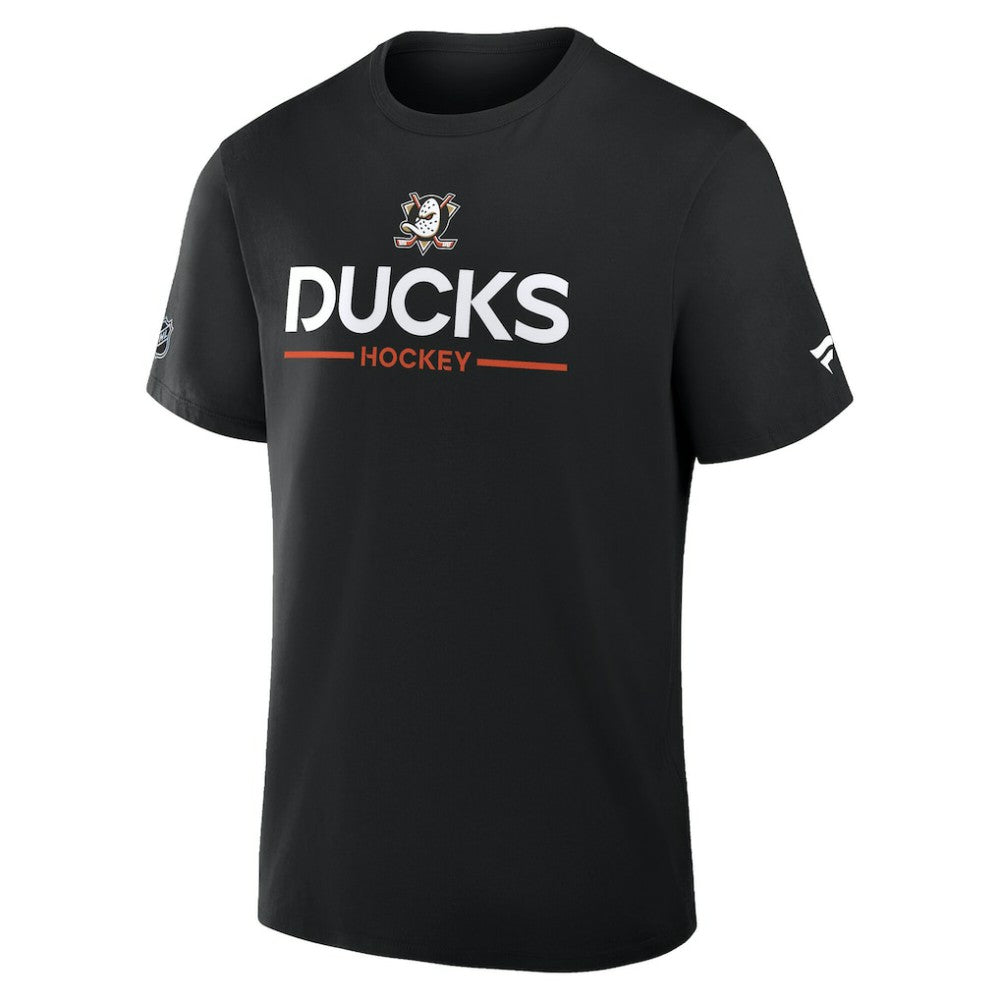 NHL Anaheim Ducks Fanatics Authentic Pro Primary T-Shirt - Black