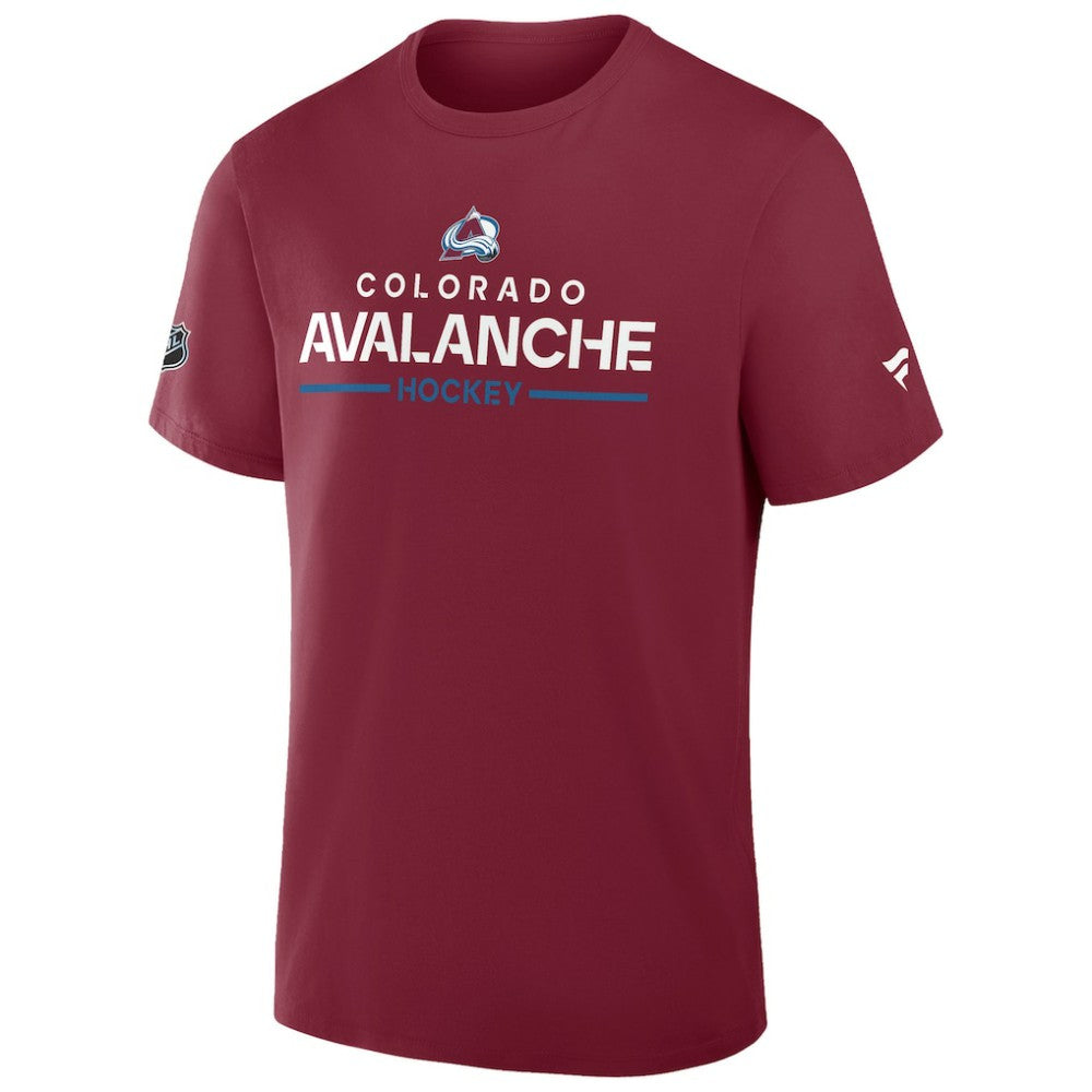 NHL Colorado Avalanche Fanatics Authentic Pro Primary T-Shirt - Burgundy