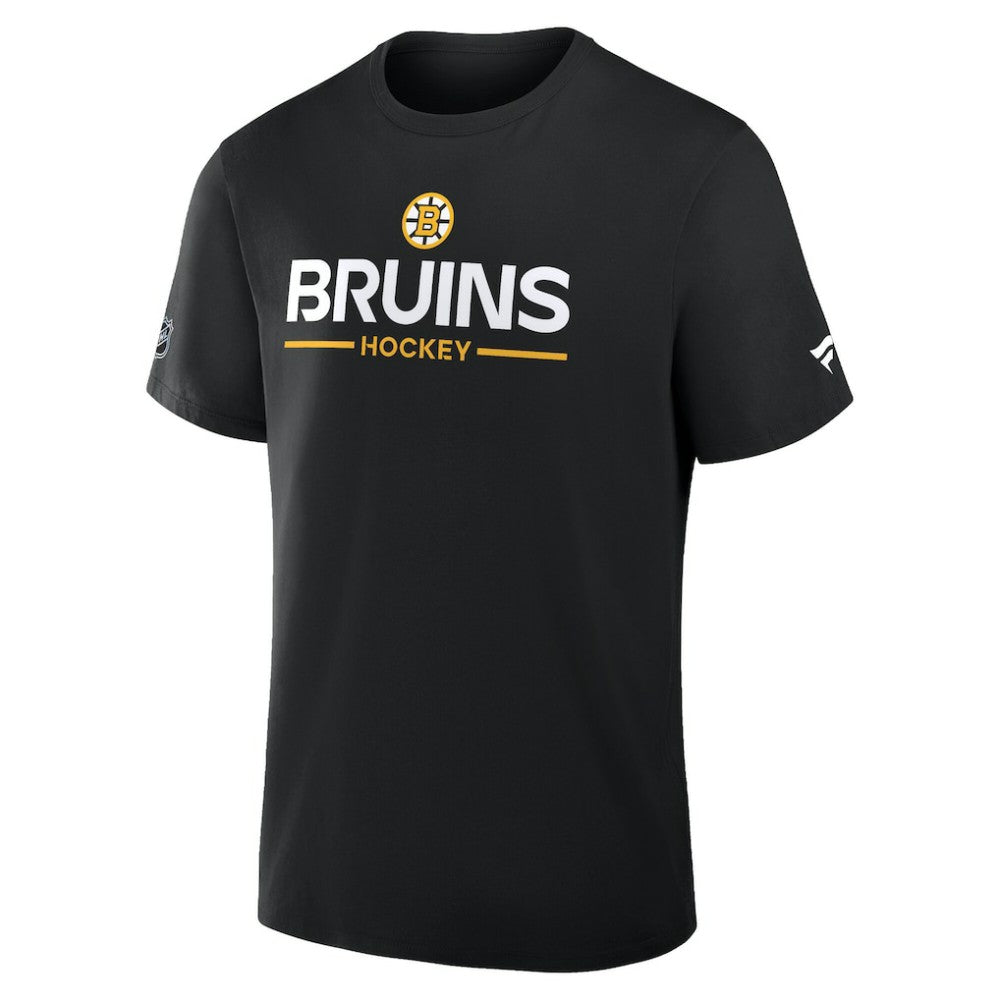 NHL Boston Bruins Fanatics Authentic Pro Primary T-Shirt - Black
