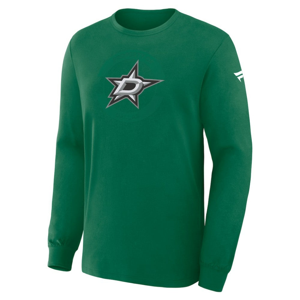 NHL Dallas Stars Fanatics Authentic Pro Property Of Practice Long Sleeve T-Shirt - Kelly Green