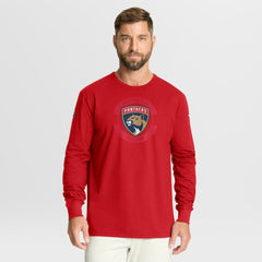 NHL Florida Panthers Fanatics Authentic Pro Property Of Practice Long Sleeve T-Shirt - Red