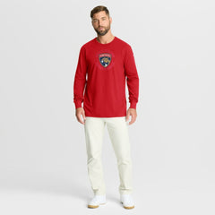 NHL Florida Panthers Fanatics Authentic Pro Property Of Practice Long Sleeve T-Shirt - Red