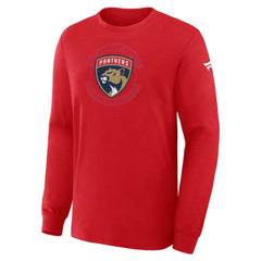 NHL Florida Panthers Fanatics Authentic Pro Property Of Practice Long Sleeve T-Shirt - Red