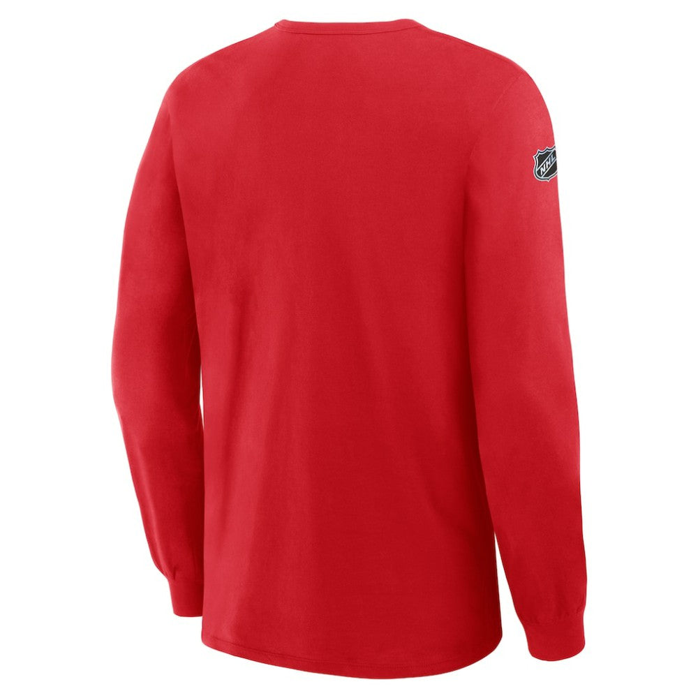 NHL Florida Panthers Fanatics Authentic Pro Property Of Practice Long Sleeve T-Shirt - Red