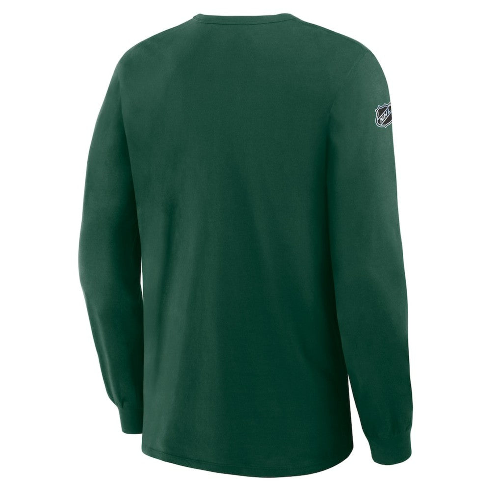 NHL Minnesota Wild Fanatics Authentic Pro Property Of Practice Long Sleeve T-Shirt - Green