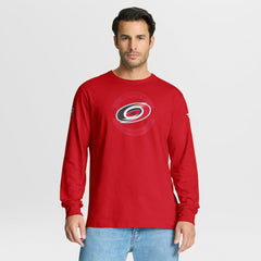 NHL Carolina Hurricanes Fanatics Authentic Pro Property Of Practice Long Sleeve T-Shirt - Red