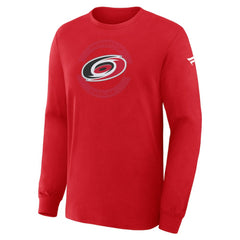 NHL Carolina Hurricanes Fanatics Authentic Pro Property Of Practice Long Sleeve T-Shirt - Red