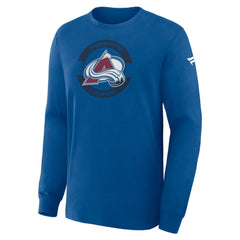 NHL Colorado Avalanche Fanatics Authentic Pro Property Of Practice Long Sleeve T-Shirt - Blue