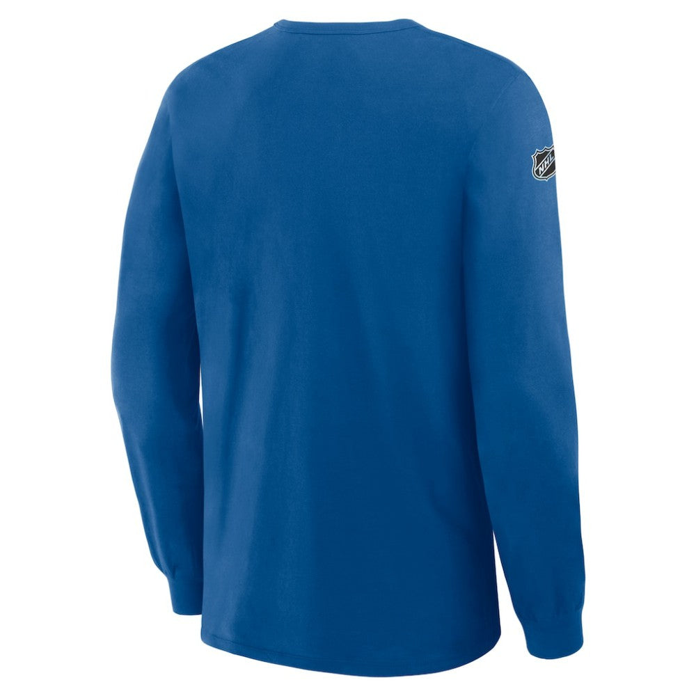 NHL Colorado Avalanche Fanatics Authentic Pro Property Of Practice Long Sleeve T-Shirt - Blue