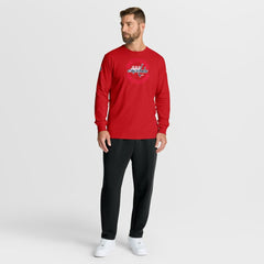 NHL Washington Capitals Fanatics Authentic Pro Property Of Practice Long Sleeve T-Shirt - Red