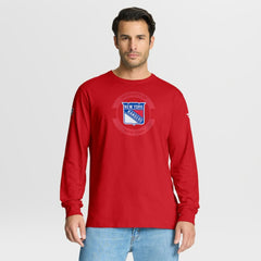NHL New York Rangers Fanatics Authentic Pro Property Of Practice Long Sleeve T-Shirt - Red