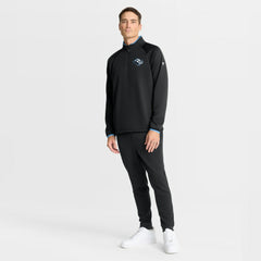 NHL Utah Mammoth Fanatics Authentic Pro Rink Raglan Quarter-Zip Pullover - Black