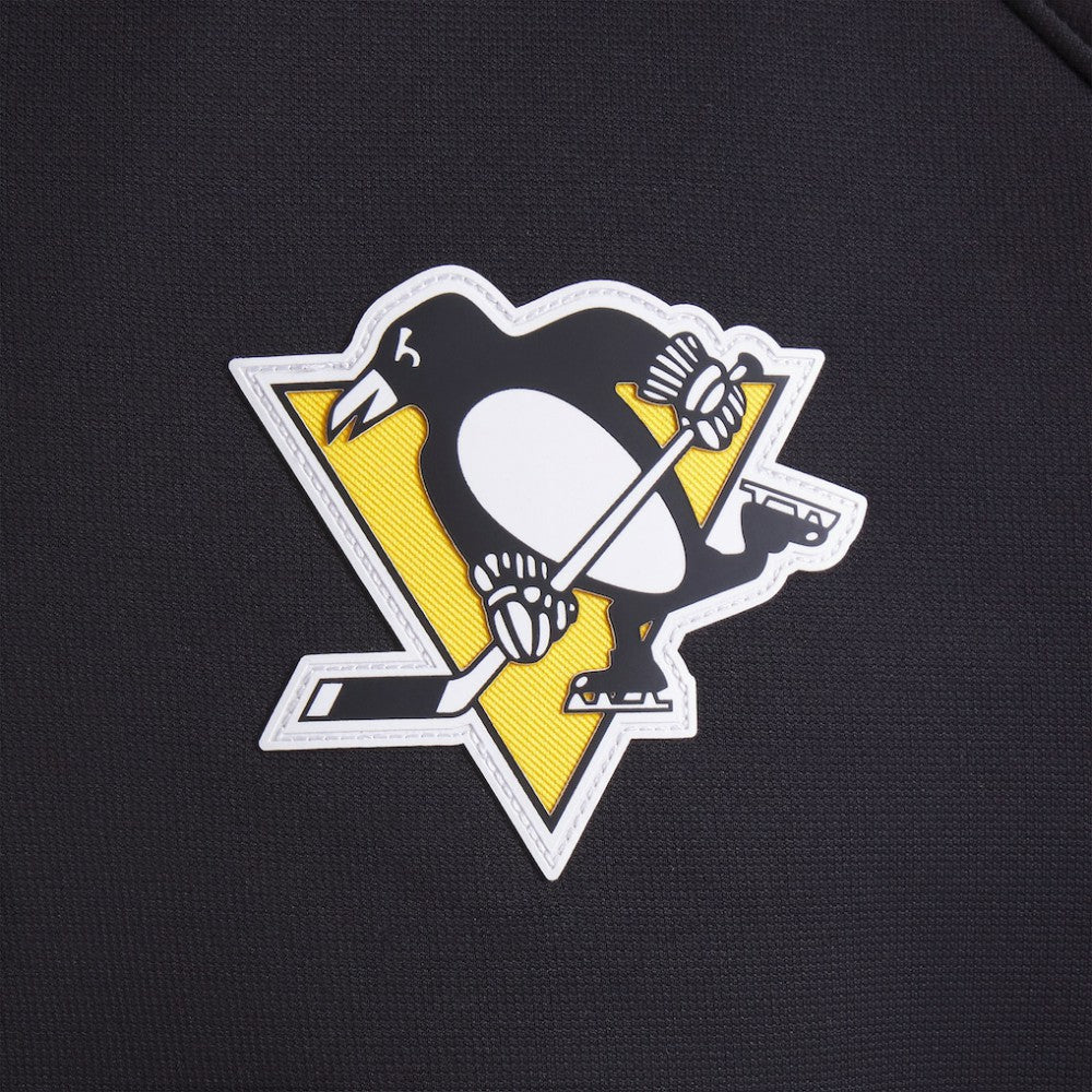 NHL Pittsburgh Penguins Fanatics Authentic Pro Rink Raglan Quarter-Zip Pullover - Black