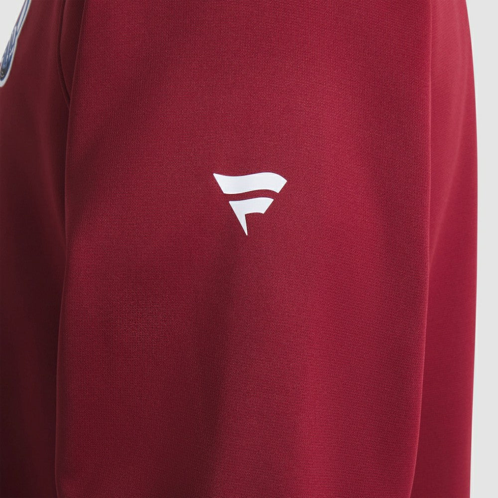 NHL Colorado Avalanche Fanatics Authentic Pro Rink Raglan Quarter-Zip Pullover - Burgundy