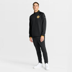 NHL Boston Bruins Fanatics Authentic Pro Rink Raglan Quarter-Zip Pullover - Black