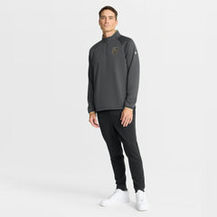 NHL Vegas Golden Knights Fanatics Authentic Pro Rink Raglan Quarter-Zip Pullover - Black