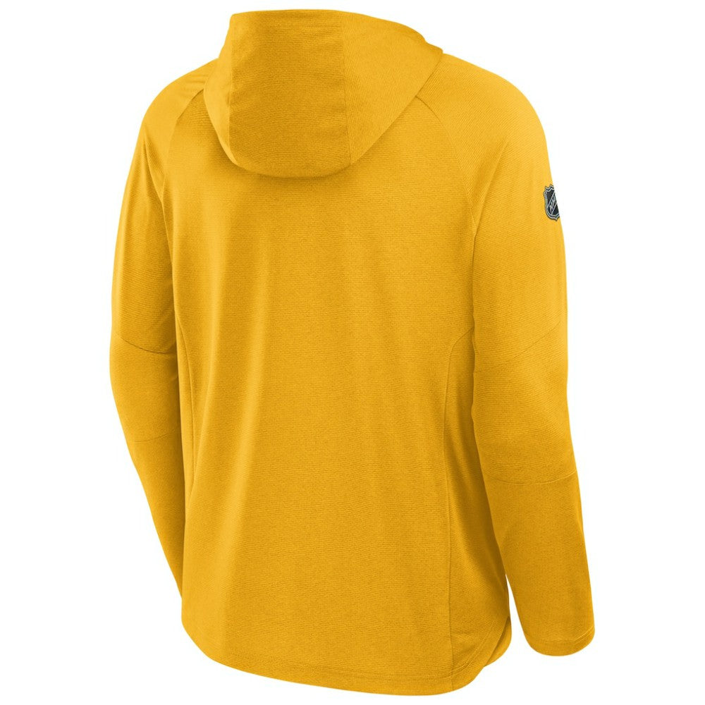 NHL Nashville Predators Fanatics Authentic Pro Rink Hoodie - Gold
