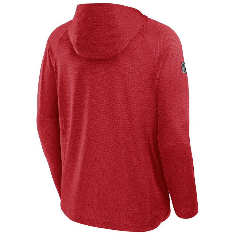 NHL Calgary Flames Fanatics Authentic Pro Rink Hoodie - Red