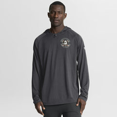 NHL Anaheim Ducks Fanatics Authentic Pro Rink Hoodie - Charcoal