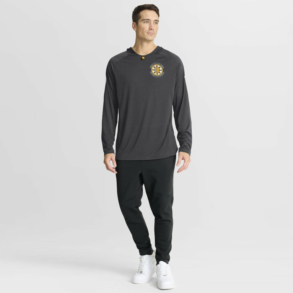 NHL Boston Bruins Fanatics Authentic Pro Rink Hoodie - Charcoal