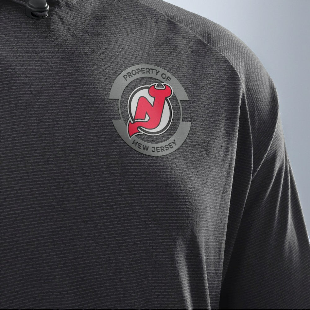 NHL New Jersey Devils Fanatics Authentic Pro Rink Hoodie - Charcoal