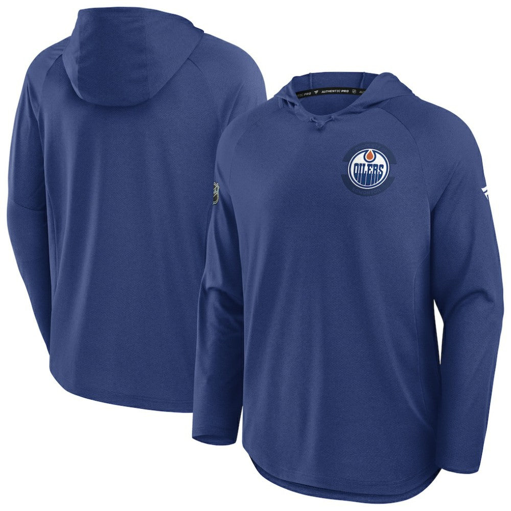 NHL Edmonton Oilers Fanatics Authentic Pro Rink Hoodie - Royal
