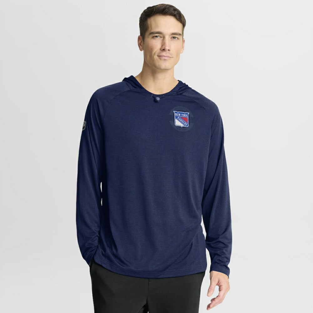 NHL New York Rangers Fanatics Authentic Pro Rink Hoodie - Navy
