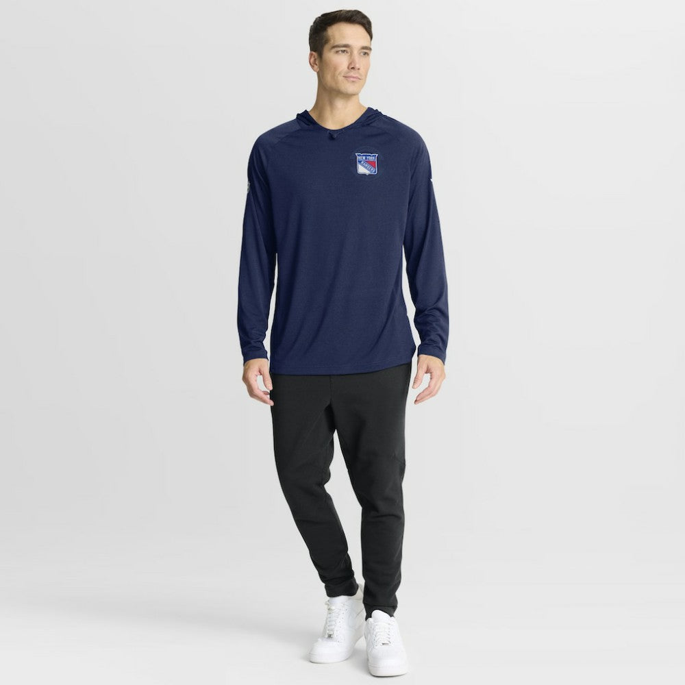 NHL New York Rangers Fanatics Authentic Pro Rink Hoodie - Navy