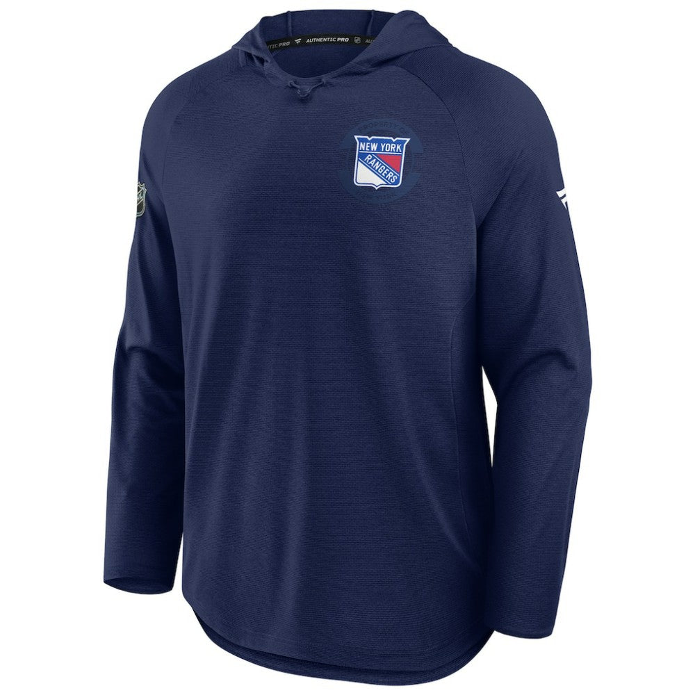 NHL New York Rangers Fanatics Authentic Pro Rink Hoodie - Navy