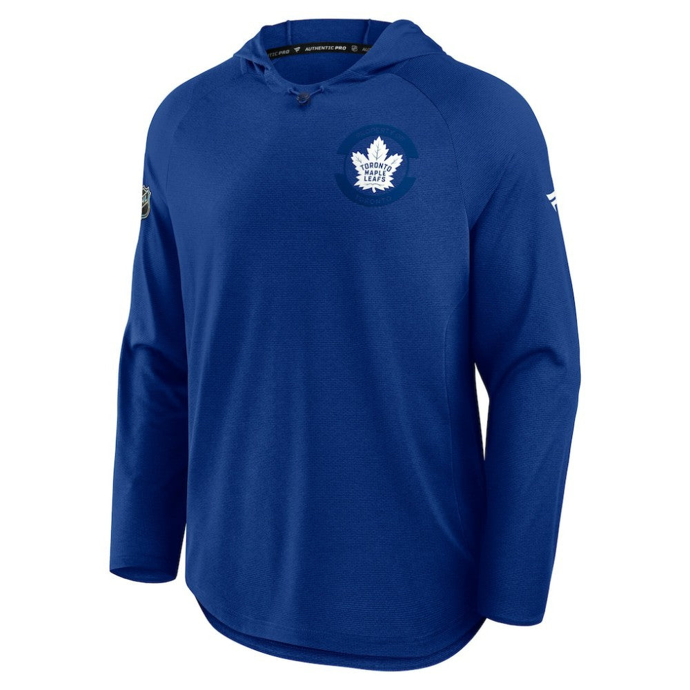 NHL Toronto Maple Leafs Fanatics Authentic Pro Rink Hoodie - Blue