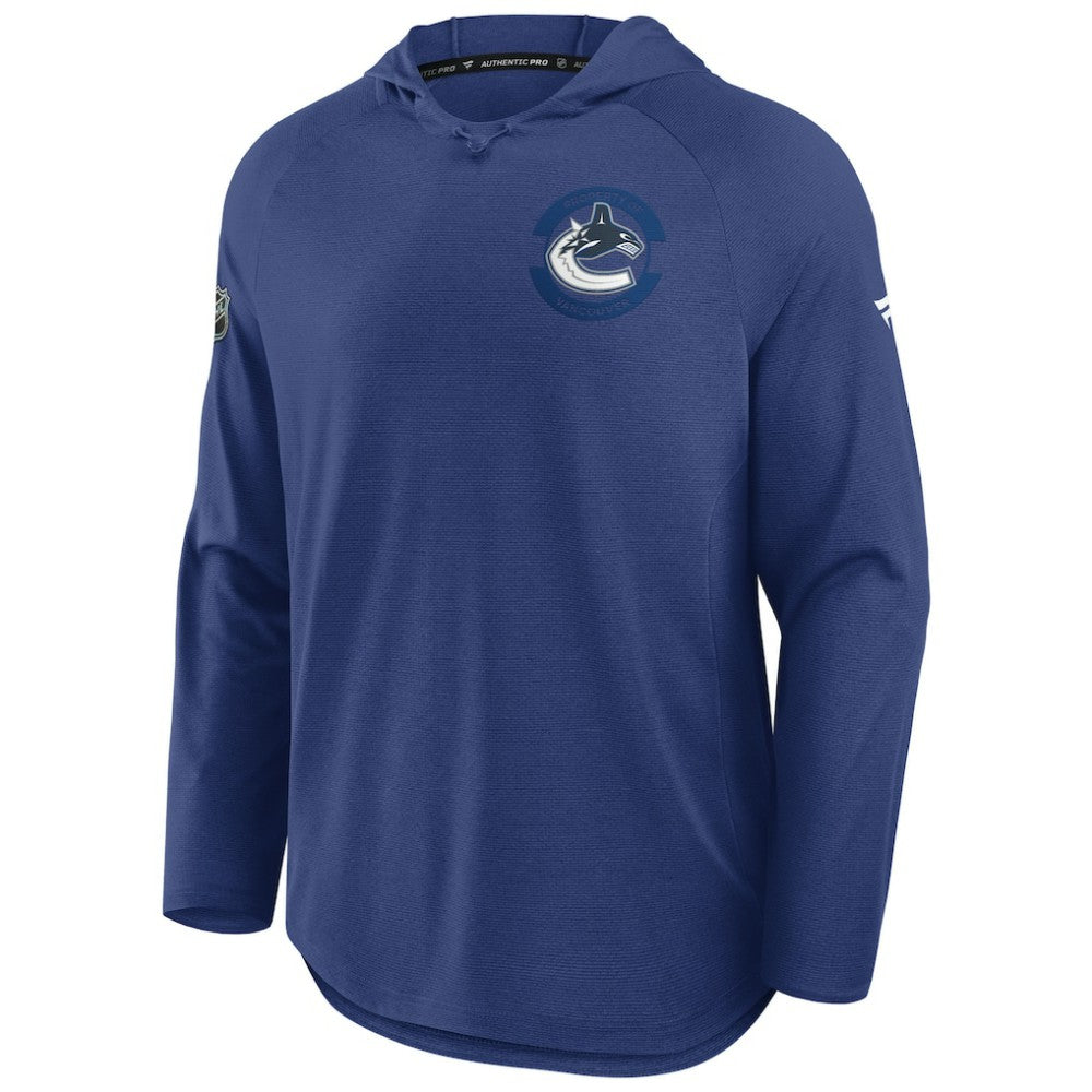 NHL Vancouver Canucks Fanatics Authentic Pro Rink Hoodie - Blue