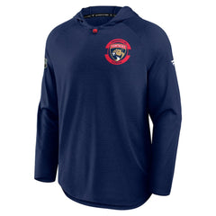 NHL Florida Panthers Fanatics Authentic Pro Rink Raglan Hoodie - Navy