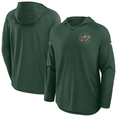 NHL Minnesota Wild Fanatics Authentic Pro Rink Hoodie - Green
