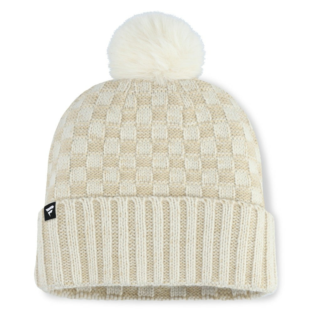 Jacksonville Jaguars Women's Nickel Cuffed Knit Hat with Pom Natural