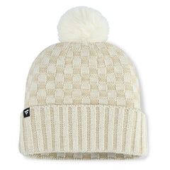 Tennessee Titans Women's Nickel Cuffed Knit Hat with Pom Natural