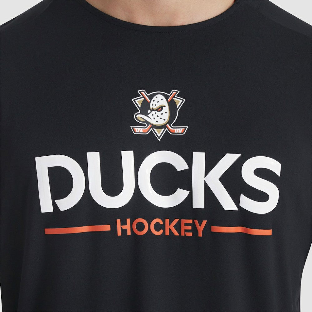 NHL Anaheim Ducks Fanatics Authentic Pro Rink Tech Long Sleeve T-Shirt - Black