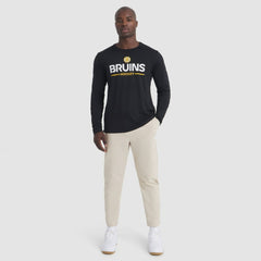 NHL Boston Bruins Fanatics Authentic Pro Rink Tech Long Sleeve T-Shirt - Black