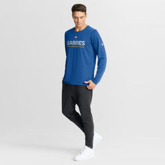 NHL Buffalo Sabres Fanatics Authentic Pro Rink Tech Long Sleeve T-Shirt - Royal