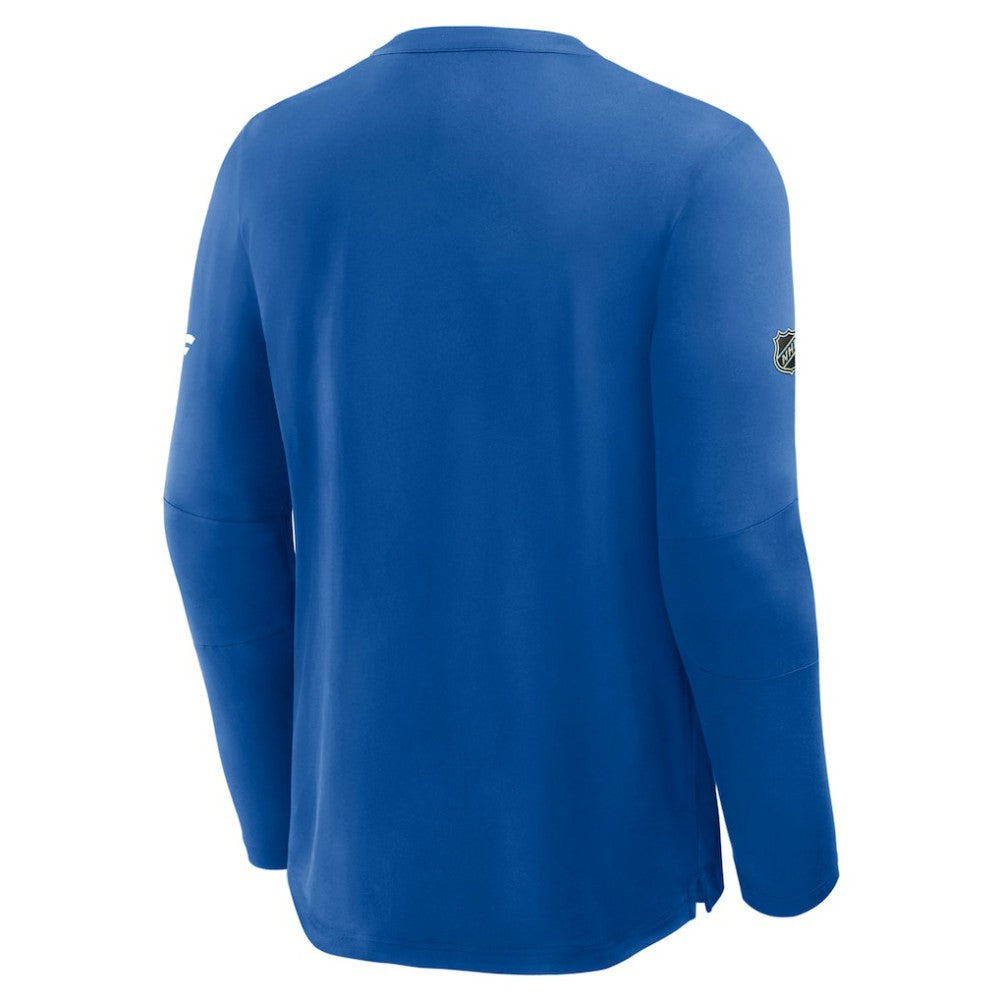 NHL Buffalo Sabres Fanatics Authentic Pro Rink Tech Long Sleeve T-Shirt - Royal
