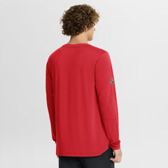 NHL Calgary Flames Fanatics Authentic Pro Rink Tech Long Sleeve T-Shirt - Red