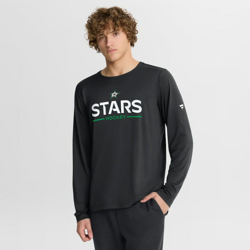 NHL Dallas Stars Fanatics Authentic Pro Rink Tech Long Sleeve T-Shirt - Black