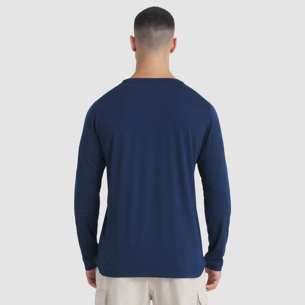 NHL Montreal Canadiens Fanatics Authentic Pro Rink Tech Long Sleeve T-Shirt - Navy